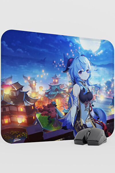 mousepad bastir Ganyu Genshin Impact Anime Gacha V2 - 48X40 XL Gaming Mouse P...