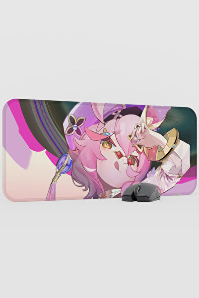 mousepad bastir Dori Genshin Impact Anime Gacha V4 - 70X30 XL Gaming Mouse Pa...