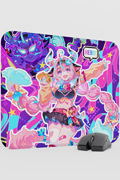 mousepad bastir Varesa Genshin Impact Anime Gacha V4 - 48X40 XL Gaming Mouse ...