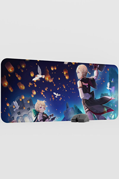mousepad bastir Lyney Genshin Impact Anime Gacha V2 - 90X40 XXL Gaming Mouse ...