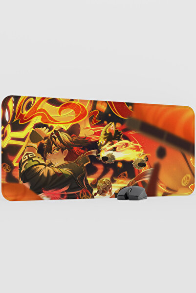 mousepad bastir Gaming Genshin Impact Anime Gacha V3 - 90X40 XXL Gaming Mouse...