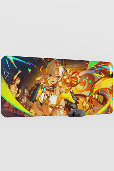 mousepad bastir Xilonen Genshin Impact Anime Gacha V5 - 90x40 XXL لوحة ماوس ل...