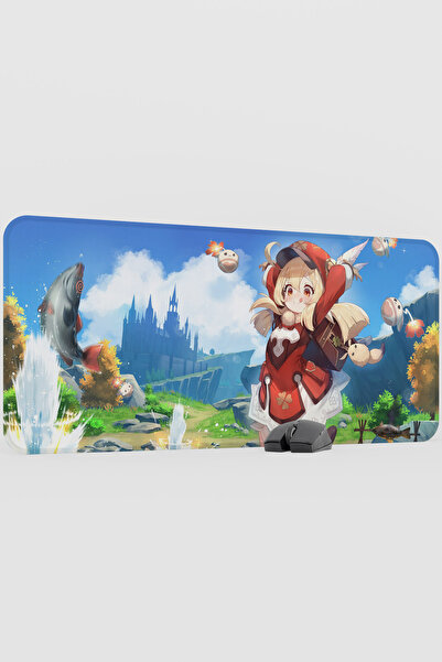 mousepad bastir Klee Genshin Impact Anime Gacha V2 - 90X40 XXL Gaming Mouse P...