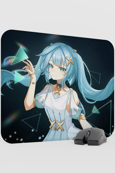 mousepad bastir لوحة ماوس ألعاب فاروزان جينشين إمباكت أنيمي غاتشا V4 - مقاس 4...