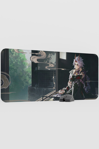 mousepad bastir Itto Genshin Impact Anime Gacha V2 - 90X40 XXL Gaming Mouse P...