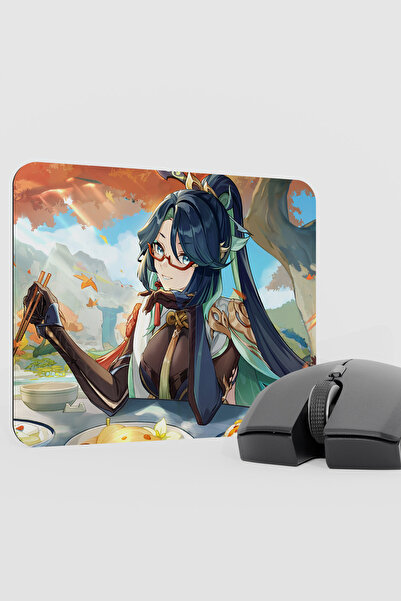 mousepad bastir Xianyun Genshin Impact Anime Gacha V5 - 22X18 Gaming Mouse Pa...