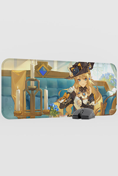 mousepad bastir لوحة ماوس ألعاب نافيا جنشن إمباكت أنيمي غاشا V2 - مقاس 70×30 ...