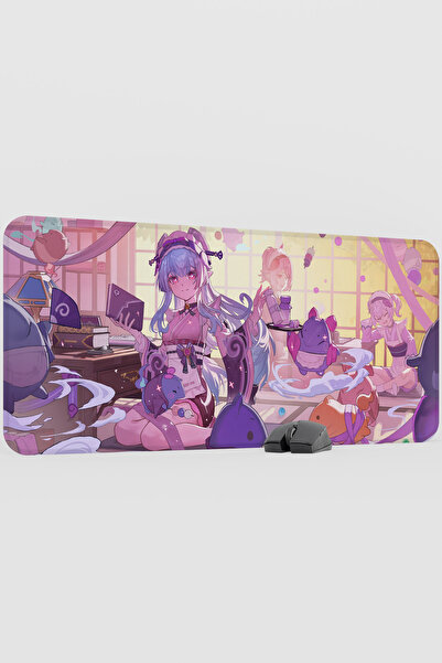 mousepad bastir Yumemizuki Mizuki Genshin Impact Anime Gacha V5 - 90X40 XXL G...