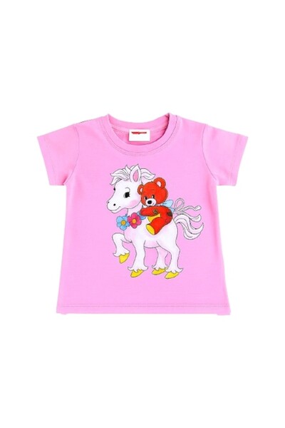 OEM Tricou roz pentru fete 2 ani