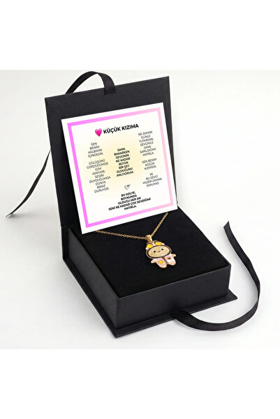 Myla "Küçük Kızıma" Özel Seri Labubu Kolye Anlamlı Not ve Kutulu