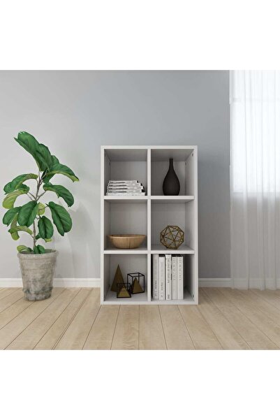 vidaxl Book Cabinet/Sideboard White 66x30x98 cm Engineered Wood