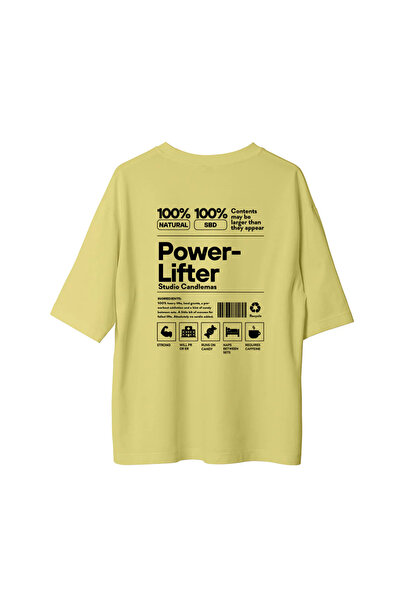 CANDLEMASTORE Power Lifter - Oversized T-Shirt