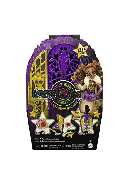 MONSTER HIGH Păpușa Clawdeen Wolf cu dulap și surprize