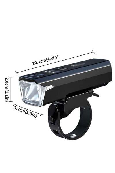 Axpeih مصباح دراجة ذكي مزود بمستشعر تلقائي LED وشاشة عرض رقمية للبطارية ومنفذ...