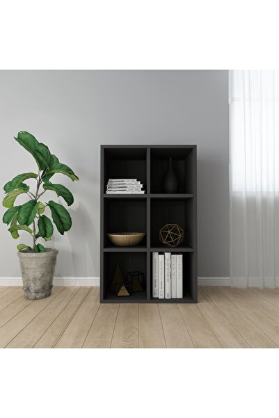 vidaxl Book Cabinet/Sideboard Black 66x30x98 cm Engineered Wood