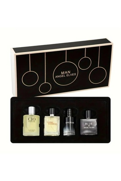 ANGEL ELVES مجموعة عطور رجالية من 4 قطع | 30 مل × 4 عطر يدوم طويلاً | هدية عط...