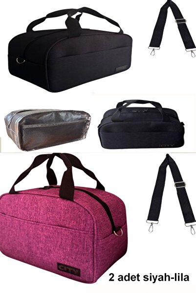 Stok CITY Licensed Thermal 2-Piece Black-Gray Thermal Insulated Food Carrier ...