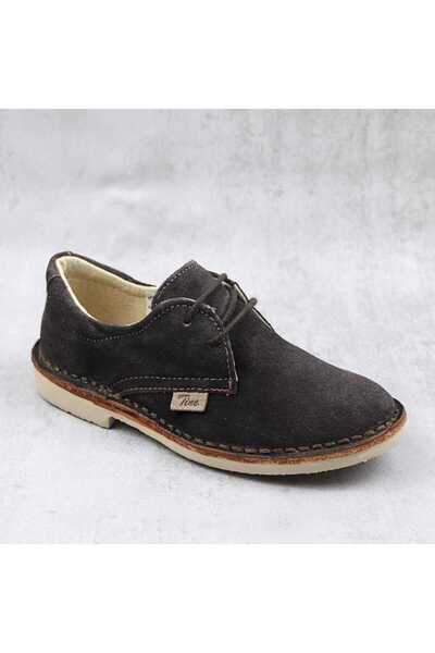 tino Pantofi unisex , pentru copii , din piele naturala , intoarsa 853-MARO