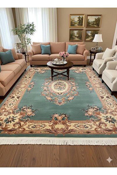 RD RAMAZAN DAĞ EL HALI SANATI El Dokuma Kabartmalı Çin Halısı Birinci Sınıf K...