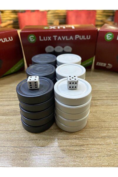 BATTON 3 no (3 cm) tavla pulu 2 adet zar hediyeli