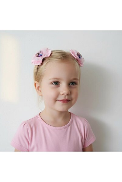 SeaBubbles Σετ αγκράφες για κορίτσια Elsa με πομπόν μέσα και μανταλάκια, 2 τε...