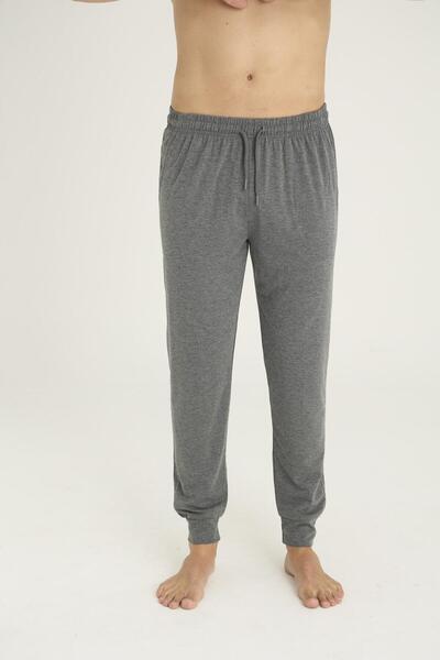 KLY 120R Men's Stretch Fabric 100% Cotton Cuffed Elasticated Sweatpants/Trous...