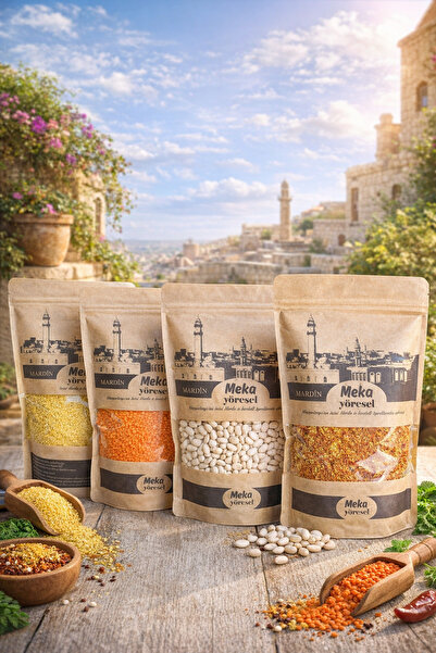 meka yöresel 4'lü Bakliyat Paketi ◆ Sefer Kitel Bulguru ◆ Yaprak Mercimek ◆ K...