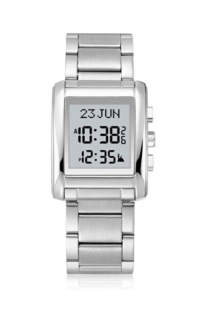 alfajr new Al Fajr Deluxe Silver Watch, Water Resistant, Model WS-06S for Men