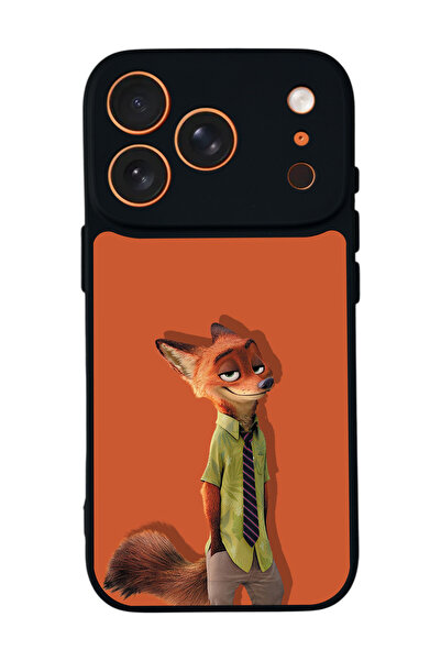 BGAKSESUAR iPhone 17 Pro Max Uyumlu Zootropolis Tasarımlı Glossy Premium Kılıf
