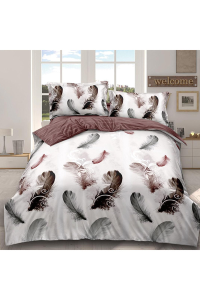 Pucioasa Double bed linen for 2 people Pucioasa, 4 pieces, Satin Cotton, DREA...