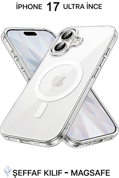 Tech&bello accessories غطاء شفاف متوافق مع آيفون 17 مع حماية فائقة النحافة لل...