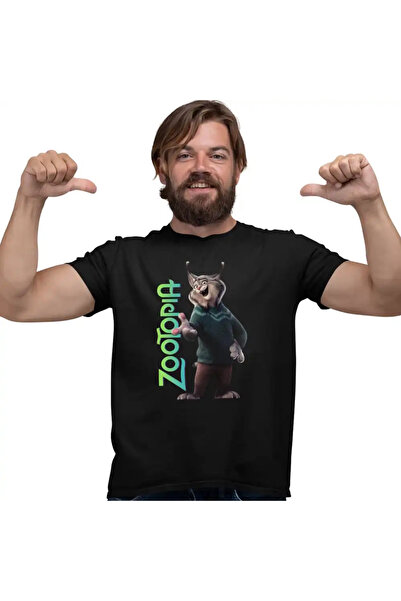 OEM Men's T-Shirt Zootopia Pawbert Lynxley Raz Lynx Zootropolis