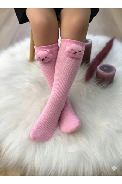 BİGÜMEX Детски чорапи до коляното с животински мотиви, 3 чифта, 1/5 години