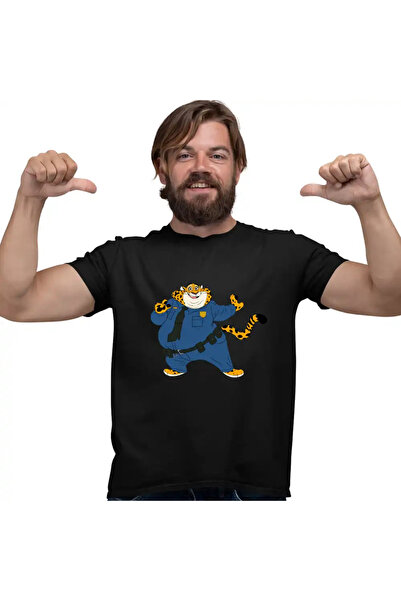 OEM Men's T-Shirt Zootopia Officer Clawhauser Cheetah Cop Police