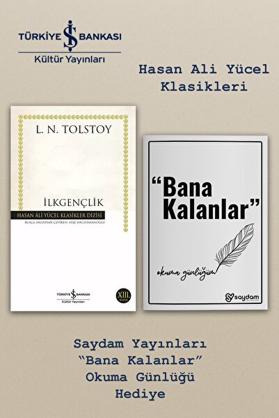 TÜRKİYE İŞ BANKASI KÜLTÜR YAYINLARI İlkgençlik - Lev Nikolayeviç Tolstoy |Has...