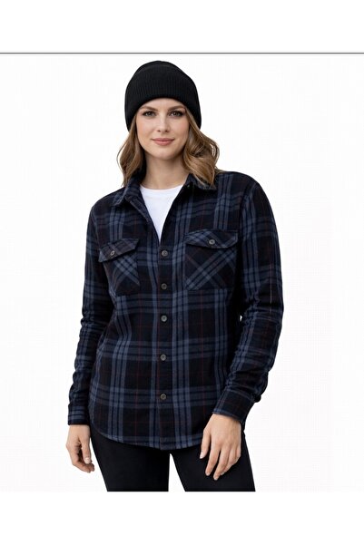 LACHAREL ÇİFT CEPLİ ODUNCU GÖMLEĞİ - DÜĞMELİ KALIN EKOSO GÖMLEK
