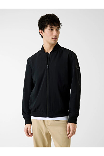 Guess Flexible Foldable Bomber Men's Black Jacket M6Rl09Wj362-Jblk