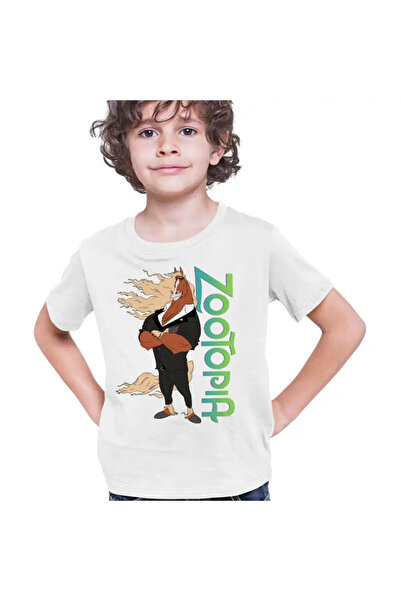 OEM Kids Boys Zootopia Winddancer Horse Primary Dancer Zootropolis T-Shirt