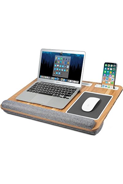 The Bros Lap Desk. With built-in mouse pad and wrist pad. Functions as a lapt...