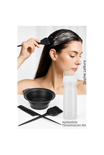 Skygo Hair Coloring Kit 3-Piece and Hair Dye Evenly Dispensing Bottle Comb, S...