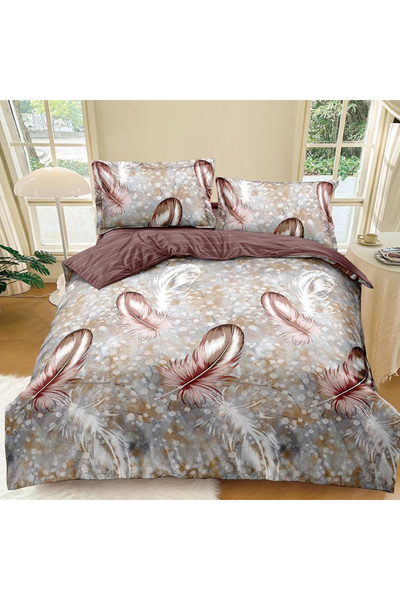 Pucioasa Double bed linen for 2 people Pucioasa, 4 pieces, Satin Cotton, DREA...