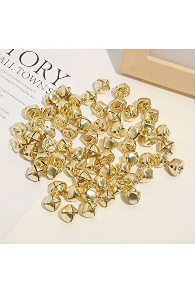 edalle Çan Zil Altın Küçük Çan 1.8 Cm 10 ADET - Noel Dekorasyon El İşleri - S...