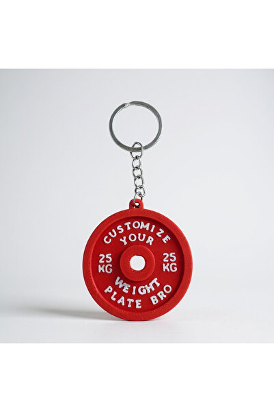 Dekor سلسلة مفاتيح رياضية بتصميم لوحة الوزن |   سلسلة مفاتيح مزخرفة بطابع الج...