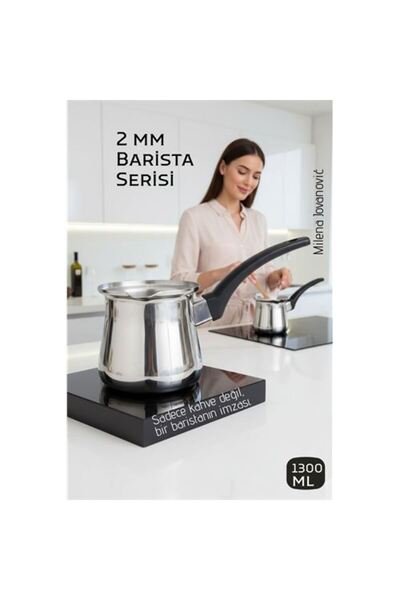 Skygo Premium 304 Stainless Steel Coffee Pot 1290ml Professional Barista Seri...