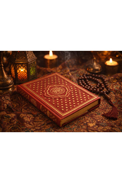 Fetih Yayınları Kuranı Kerim Diyanet Mühürlü Deri Cilt Kur’an-ı Kerim 17×24 c...