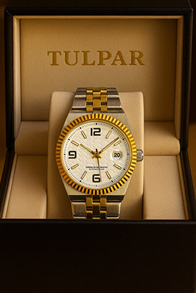 Tulpar Özel Tasarım Limited Edition Çelik Kordon Takvimli Erkek Kol Saati
