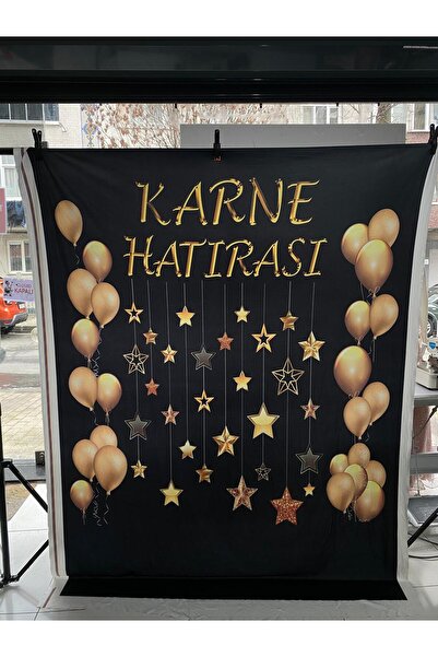 PROMISEBACKDROP2 150x200 Cm Karne Hatırası Fonu Okul Panoları, Etkinlik Fon