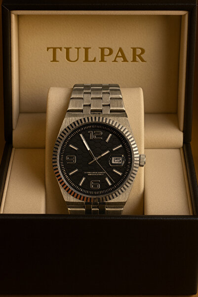 Tulpar Özel Tasarım Limited Edition Çelik Kordon Takvimli Erkek Kol Saati