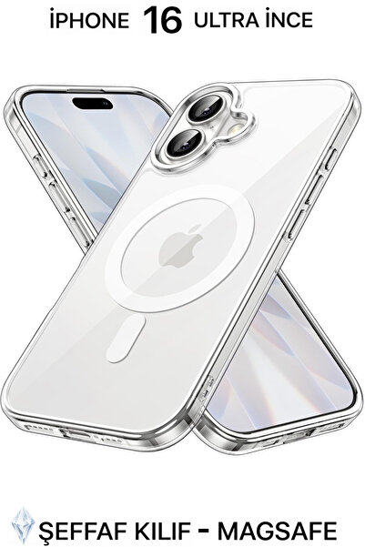 Tech&bello accessories غطاء شفاف متوافق مع آيفون 16 مع حماية فائقة النحافة لل...