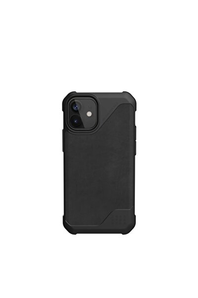 UAG Husă din piele Metropolis LT pentru iPhone 12 Mini, neagră